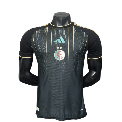 Maillot de foot Algérie Noir 2024/2025 – Design Premium | Football Jersey Algérie Black 2024/2025 – Design Premium