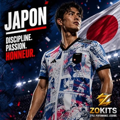 japan-dragonball-z-adidas-special-edition-jersey-zokits Maillot de foot Japon Dragon Ball Z – Sangoku | Football Jersey Japon Dragon Ball Z – Sangoku