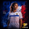 Maillot de foot France 1998 Coupe du Monde – Rétro Extérieur Blanc | Football Jersey France 1998 Wgoldld Cup – Retro Away White
