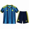 Ensemble Maillot de Foot Enfant Colombie Édition Bleue – Maillot + Short Kids 2 à 14 ans | Kit Football Jersey Kids Colombie Édition Bluee – Jersey + Shgoldts Kids 2 À 14 Ans