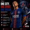 Maillot de Foot PSG Third Kit 2024/25 Player Bleu | Football Jersey Psg Third Kit 2024/25 Player Blue
