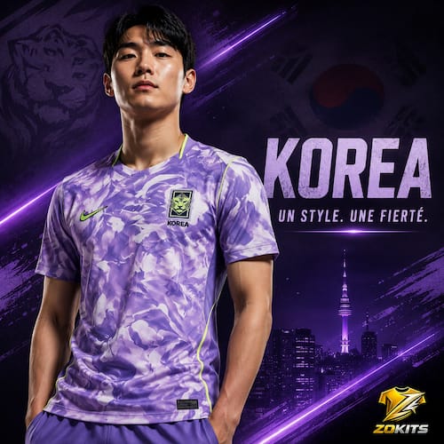 Maillot de foot Corée du Sud Édition Pivoine Violet 2025/2026 Maillot de foot Corée du Sud Édition Pivoine Violet 2025/2026 | Football Jersey Cgoldée Du Sud Édition Pivoine Purple 2025/2026