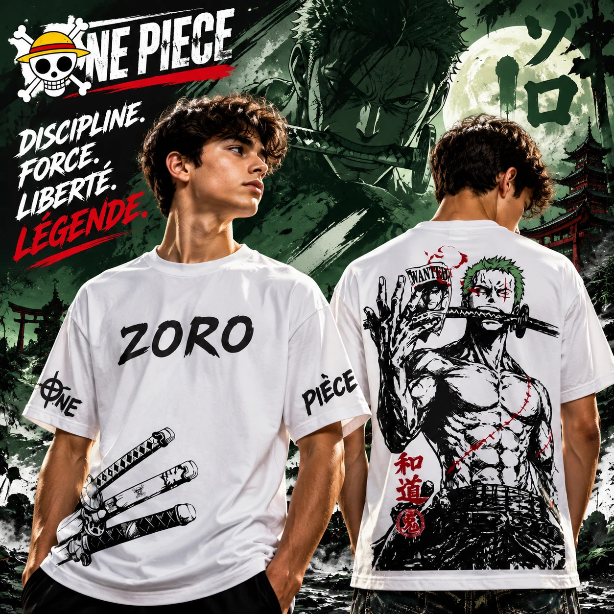 T-shirt Zoro One Piece – Manga Anime Premium T-shirt Zoro One Piece – Manga Anime Premium | T-Shirt Zgoldo One Piece – Manga Anime Premium